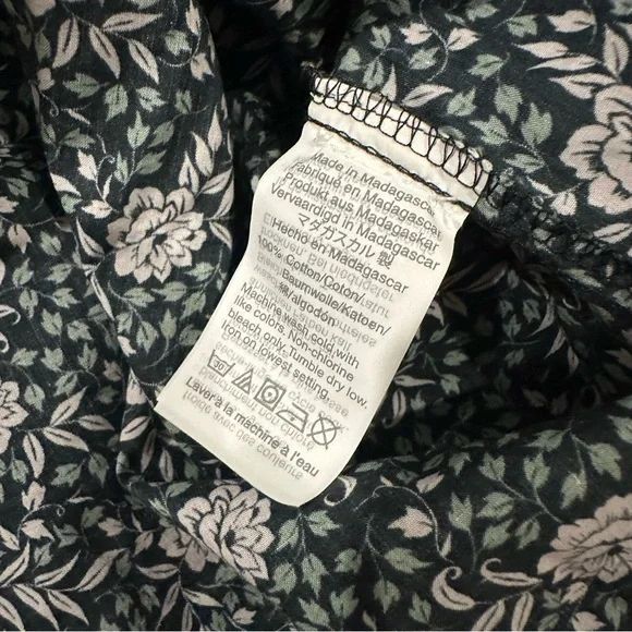 Jcrew x Liberty London Ruffle Long Sleeve Bib Collar Blouse - Picture 3 of 4